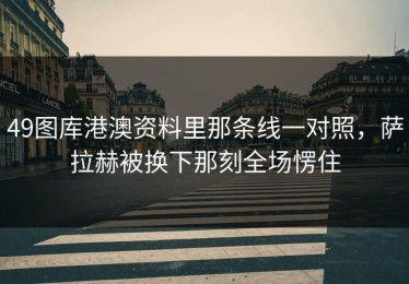 49图库港澳资料里那条线一对照，萨拉赫被换下那刻全场愣住